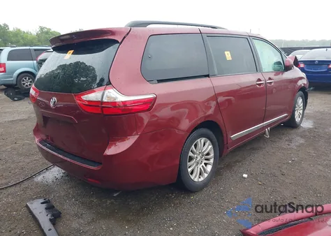 2015 Toyota Sienna Xle 8 Passenger z USA, uszkodzony, nr VIN 5TDYK3DC3FS566341